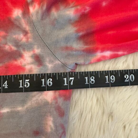 Bird & Vine Red Tie Dye Long Sleeve Maxi Dress Small NWOT - Picture 7 of 9